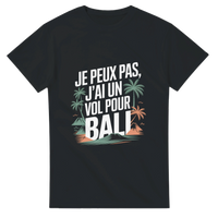 T-shirt Je Peux Pas, J'ai un Vol pour Bali – Partez pour les tropiques avec style 🌴