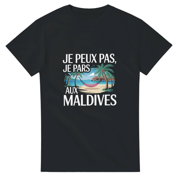 
T-shirt Je Peux Pas, Je Pars Aux Maldives – Vivez l’évasion ultime 🏝️