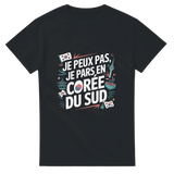 
T-shirt Je Peux Pas, Je Pars En Corée Du Sud – Voyage au pays du K-pop et des traditions 🇰🇷