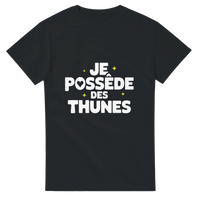 T-shirt Je Possède des Thunes – Style Humour & Dérision 💰😎