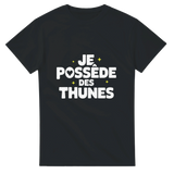 T-shirt Je Possède des Thunes – Style Humour & Dérision 💰😎