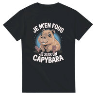 T-shirt Je m’en fous, je suis un capybara