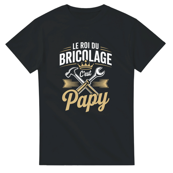 T-shirt LE ROI DU BRICOLAGE – Papy, Le Maître des Outils 🛠️👑