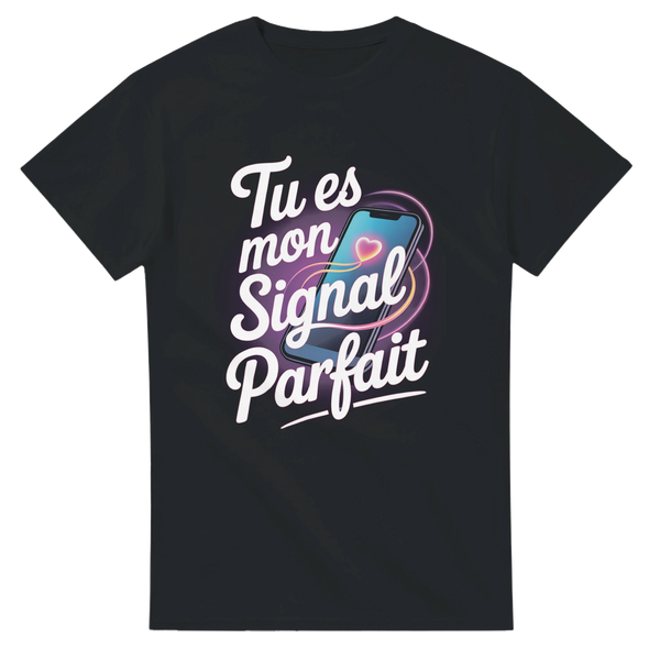 T-shirt couple amour avec le message 