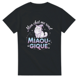 T-shirt unisexe "Mon chat me rend miaou-gique" – Pour les amoureux des félins