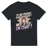 T-shirt unisexe "Tu me prends pour un pigeon ? Moi, je suis un chat !" – Pour les esprits félins et malins 😼