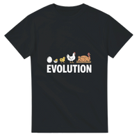 T-shirt "Évolution des Poules" – Humour Fermier, Cadeau Parfait pour Agriculteurs et Amoureux de la Ferme