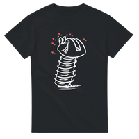T shirt couple duo humour avec viseur de jeu vidéo et message 