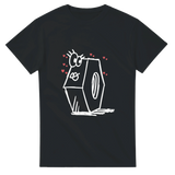 T shirt couple duo humour femme avec viseur et message "Cible acquise : mon duo parfait"