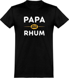 🥃 T-shirt Papa au Rhum – Humour Papa Gourmand
