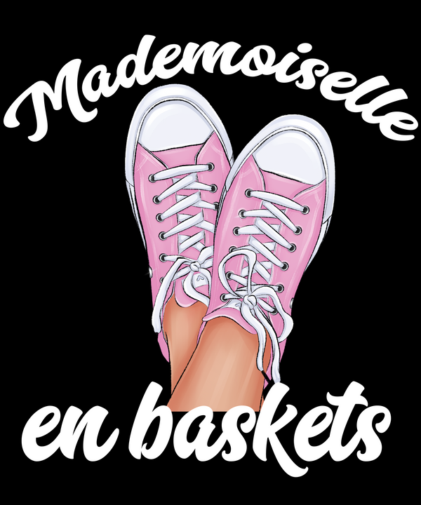 Démarquez-vous avec notre T-shirt Femme 'Mademoiselle en Basket