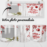 Mug Personnalisé Noël : Votre Photo, Notre Magie des Fêtes - Myachetealy