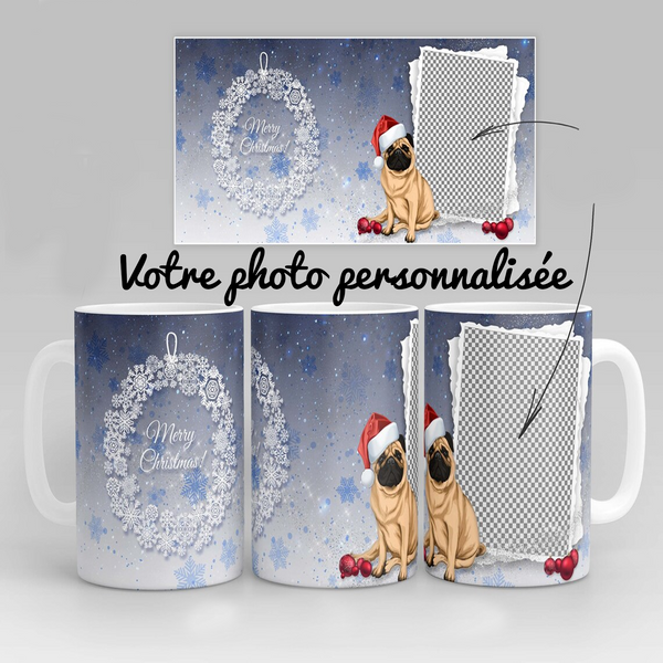 Vos Souvenirs de Noël, Imprimés sur Notre Mug Personnalisé Unique - Myachetealy