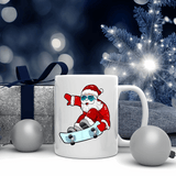 Mug avec Père Noël Surfeur