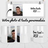 Tasse avec Photo Personnalisée - Mug Texte et Photo | Créez Votre Tasse Unique - Myachetealy