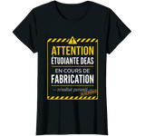T-Shirt "Étudiante DEAS — En Cours de Fabrication" – Cadeau Aide Soignante