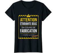 T-Shirt "Étudiante DEAS — En Cours de Fabrication" – Cadeau Aide Soignante