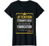 T-Shirt "Étudiante DEAS — En Cours de Fabrication" – Cadeau Aide Soignante