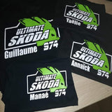 Tee Shirt "NOIR" Team Ultimate Skoda 974 - Myachetealy