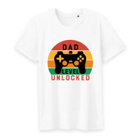 T shirt Dad level unlocked - Myachetealy