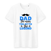 T shirt dad the man the myth the legend - Myachetealy