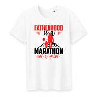 T shirt fatherhood is a marathon not a sprint - Myachetealy