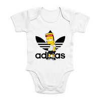 Body enfant 0 a 18 mois Blanc adidas  Bart Simpson - Myachetealy
