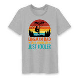 Lineman Dad Like a Normal Dad just Cooler T-Shirt Design - Myachetealy