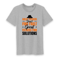 T shirt great fathers don't find fault great fathers find salutions - Myachetealy