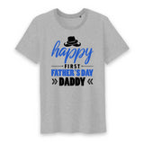T shirt happy first father's day daddy - Myachetealy