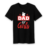 T shirt Dad of girls - Myachetealy