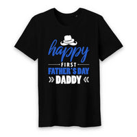 T shirt happy first father's day daddy - Myachetealy