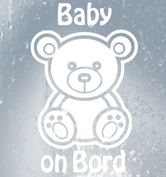 Stickers bébé à bord personnalisé couronne