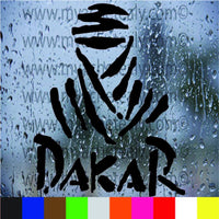 Stickers autocollant Dakar Rallye piste logo - Myachetealy