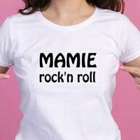 T-SHIRT mamie rock'n roll Femme - Myachetealy