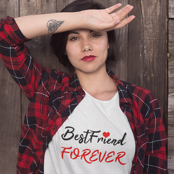 T-Shirt Femme Best friend forever meilleure amie – Myachetealy