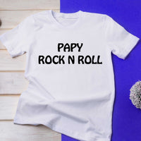 T-shirt Rock N Roll pour les Papy - Myachetealy