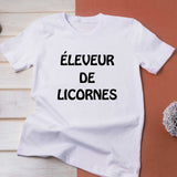 T shirt Éleveur de Licorne pour homme - Myachetealy