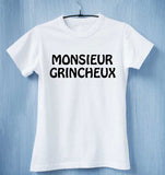 T-shirt humoristique "Monsieur Grincheux" pour homme - Myachetealy