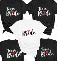 T-Shirts Mariage EVJF Team Bride Love - Myachetealy