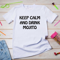 T-Shirt KEEP CALM AND DRINK MOJITO Pour femme - Myachetealy