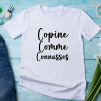 T-Shirt Copines Comme Connasses femme - Myachetealy