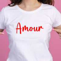 T-Shirt AMOUR Femme - Myachetealy