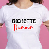 T-Shirt BICHETTE D'AMOUR Femme - Myachetealy