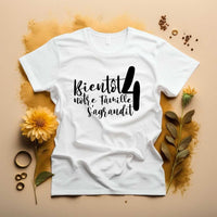 T-shirt Femme Bientôt 4, notre famille s'agrandit annonce grossesse - Myachetealy