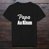 T Shirt Papa Au Rhum Homme - Myachetealy