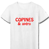 T-Shirt Femme Copines et Apéro - Myachetealy