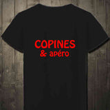 T-Shirt Femme Copines et Apéro - Myachetealy