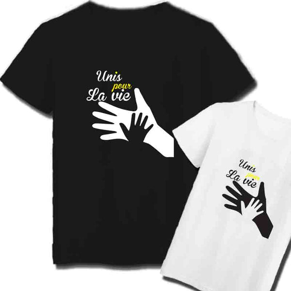 Tee Shirt Unis pour la vie - Myachetealy