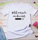 T-shirt femme Petit miracle en devenir - Myachetealy
